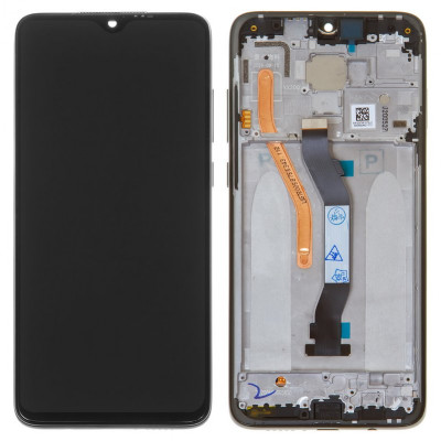 Дисплей для Xiaomi Redmi Note 8 Pro, чорний, з рамкою, ., hybrid dual SIM, M1906G7I, M1906G7G