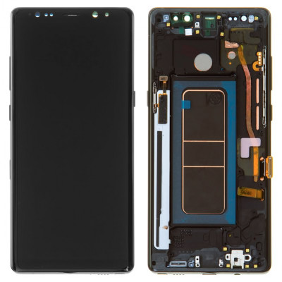 Купите оригинальный черный дисплей для Samsung N950F Galaxy Note 8 на allbattery.ua