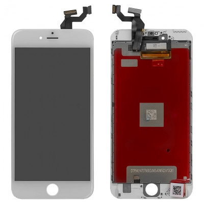 Дисплей для iPhone 6S Plus, белый, с рамкой, Сopy, ., Tianma
