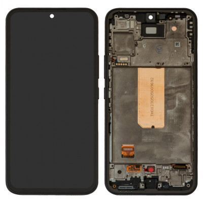 Дисплей для Samsung A546 Galaxy A54 5G, чорний, з рамкою, Original, сервісне опаковання, #GH82-31232A