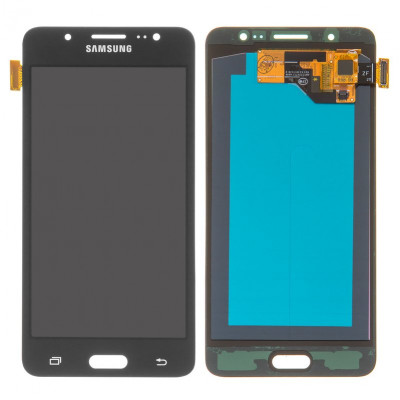 Дисплей для Samsung J510 Galaxy J5 (2016), черный, без рамки, ., с широким ободком, (OLED)