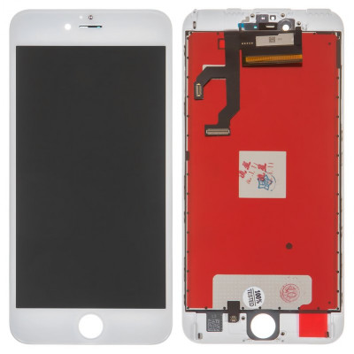 Дисплей для iPhone 6S Plus, белый, с рамкой, ., Tianma, с пластиками камеры и датчика приближения