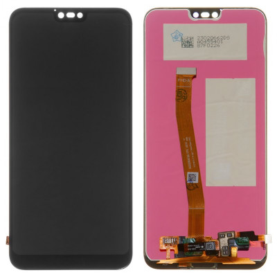 Дисплей для Huawei Honor 10, чорний, без рамки, High Copy, зі сканером відбитків пальців (Touch ID), COL-L29