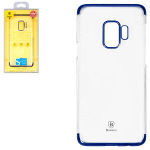 Чохол Baseus для Samsung G960 Galaxy S9, синій, прозорий, пластик, #WISAS9-DW03