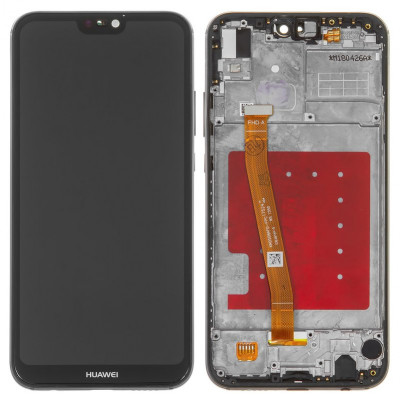 Дисплей для Huawei P20 Lite, чорний, з рамкою, High Copy, ANE-L21/ANE-LX1