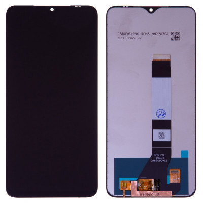 Дисплей для Xiaomi Poco M3, Redmi 9T, чорний, без рамки, Сopy, In-Cell